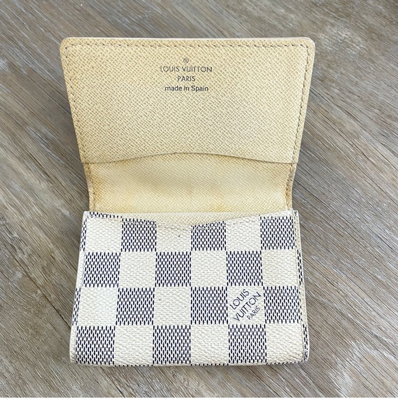 Louis Vuitton Damier Azur Enveloppe Card Case - Picture 7 of 8